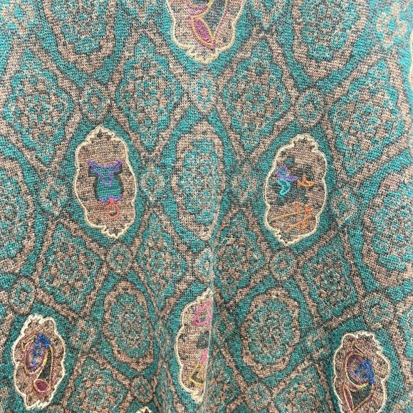 Tricots St. Raphael Mens Large Pure New Wool Sweater Hunt Theme Uruguay - Picture 4 of 6